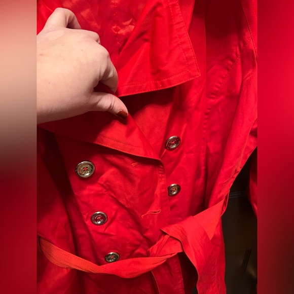 Never Worn! ☔️ Red Michael Kors Raincoat - XL - Picture 7 of 7